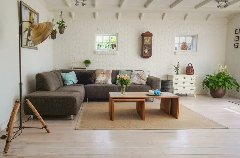Editorial image of contemporary home interior styling